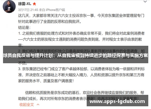 球员自我反省与提升计划：从自我审视到持续进步的路径探索与实施方案