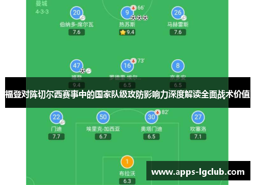 福登对阵切尔西赛事中的国家队级攻防影响力深度解读全面战术价值